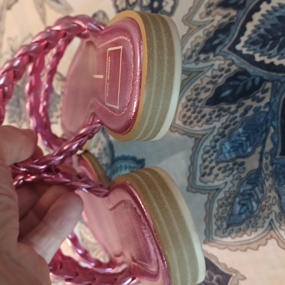 Women's Iman Asymmetrical Braided Band Slide Flat Sandals Dolce Vita sz 7 - Picture 7 of 7